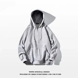 QDBAR American Trendy Harajuku Stitching Spider Pattern Embroidery Gray Hoodie Men's Autumn Street Hip-hop Y2K Loose Sweatshirt