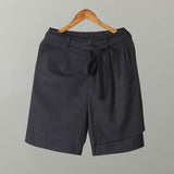 QDBAR Summer Breathable Cotton Linen Shorts