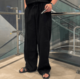 QDBAR No. 11639 Black Denim Button-Up Shi& Lounge Pants 2024 New