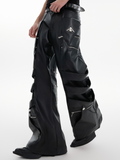 QDBAR 【Culture】Leather Loose Pants  Na1684