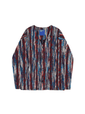 QDBAR [Mrcyc] Middle Color Design Cardigan Na528