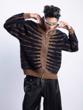 QDBAR [Plan1One]Tiger Stripes Sweater Na1667