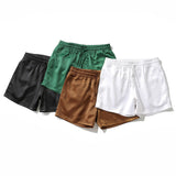 QDBAR Solid Color Casual Beach Shorts