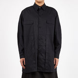 QDBAR Button-back Long-sleeved Shirt