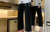 QDBAR 2025 American Embroidered Striped Casual Pants Trousers Hip Hop Street Casual Wide Leg Jeans New Y2K Jeans Loose High Quality