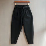 QDBAR Loose Big Crotch Casual Harem Pants