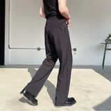 QDBAR Asymmetric Waist Loops Detail Lounge Pants