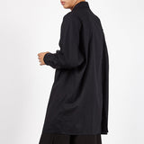 QDBAR Button-back Long-sleeved Shirt