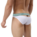 QDBAR  Brand New Man Underwear Men Briefs Back Hollow Out Men's Panties Cotton Close Fit Breathable Slip Homme OR6106