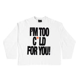 QDBAR 90s Streetwear Harajuku Streetwear Coldculture Jersey Long Sleeves T shirt Women Casual Letters Hiphop Y2k Tops Oversized Vintage Men Clothing