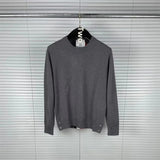 QDBAR TB Tom Autumn/Winter New Round Neck Wide Bar Sweater Men Women's Casual Fashionable Comfortable Long Sleeve Wool