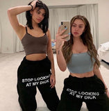 QDBAR 90s Streetwear Sweatpants Women Y2k Pants Hip Hop Casual Cargo Pants Womenb Loose High Waist Harem Pants Joggers Women Streetwear Women New Hot