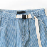 QDBAR Vintage Loose Vertical Stripe Pants