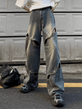 QDBAR deconstructed design jeans FL62