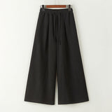 QDBAR Linen Loose Slouchy Wide-leg Pants