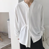 QDBAR Lazy Drape Solid Shirt