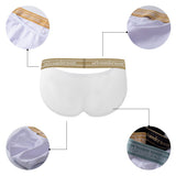 QDBAR  Brand New Man Underwear Men Briefs Back Hollow Out Men's Panties Cotton Close Fit Breathable Slip Homme OR6106