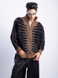 QDBAR [Plan1One]Tiger Stripes Sweater Na1667