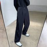 QDBAR Irregular Diagonal Drape Suit Pants