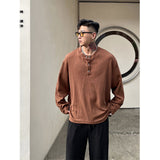 QDBAR Korean large size t-shirt sweatshirt long sleeve men's and women's loose spring and autumn style men clothing y2k top emo shirt