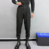 QDBAR Solid Color Winter Velvet Harem Pants