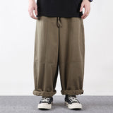 QDBAR Retro Cargo Loose Wide-leg Pants