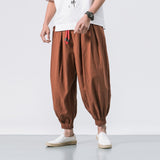 QDBAR Cotton Linen Casual Pants