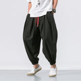 QDBAR Cotton Linen Casual Pants