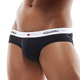 QDBAR  Low Waist Underwear Men Briefs Cotton U Convex Comfortable Underpants Breathable Cueca Tanga