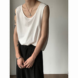 QDBAR Summer Cotton Tank Top Sleeveless T-Shirt