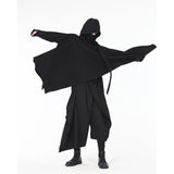 QDBAR Dark Removable Cap Loose Cloak