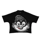 QDBAR 2024 New Street Brand Trend Clothing Y2K Harajuku Anime Printed T-shirt Punk Hip-hop Fashion Versatile Oversized Tops Unisex