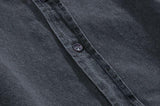 QDBAR 5414 Button-Up Collar Denim Shirt