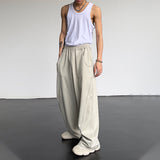 QDBAR Retro High Waist Wide Leg Sweatpants