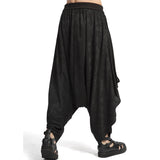 QDBAR Asymmetric Baggy Drop Crotch Pants