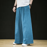 QDBAR Linen Loose Slouchy Wide-leg Pants