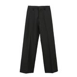 QDBAR Solid Color Basic Trousers