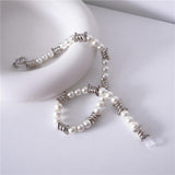 QDBAR Barbed Wire Pearl Necklace