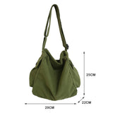 QDBAR Canvas Messanger Bag