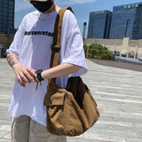 QDBAR Canvas Messanger Bag