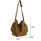 QDBAR Canvas Messanger Bag