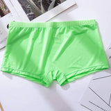 QDBAR 4pcs Men Panties Underwear Shorts Boxer Ice Silk Boxers Home Panty Men's Underpants Boxer Underwear Short Wholesale A405