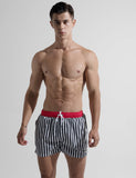 QDBAR 2024 Quick-Dry Swim Beach Surf Stripe Shorts S612