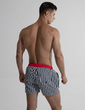 QDBAR 2024 Quick-Dry Swim Beach Surf Stripe Shorts S612