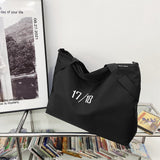 QDBAR Large Anti-tear Nylon Tote Bag