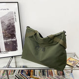 QDBAR Large Anti-tear Nylon Tote Bag