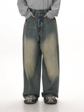 QDBAR high waist loose straight casual jeans na1038