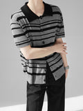 QDBAR [Hoho] Striped T-Shirt Na1346