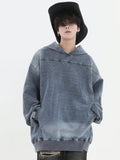 QDBAR [Insstudios] Loose Denim Hoodie Na1632