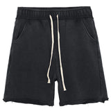 QDBAR Raw Edge Loose Casual Shorts